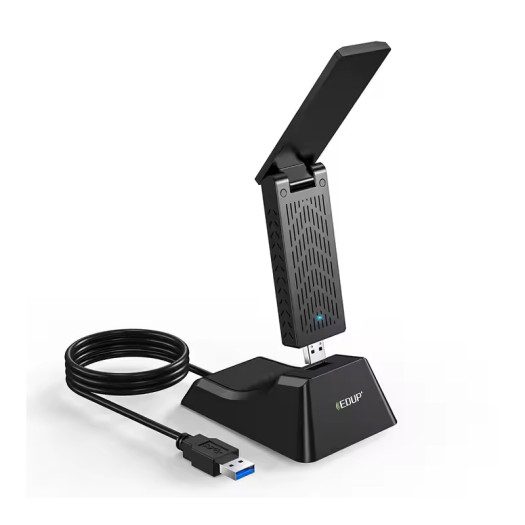 EDUP Upgrade AX1800 Wifi6 USB Adapter USB3.0 Wifi Network Adapter 1800Mbps Gaming Wifi Adapter With Dual Band - EP-AX1675GS